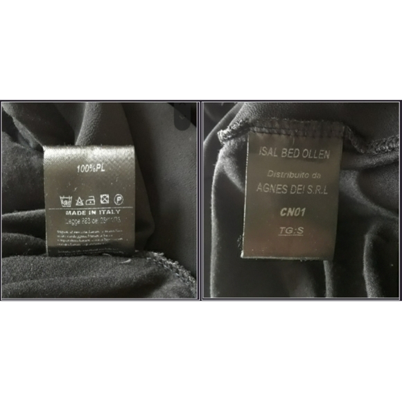 ISAL BED OLLËN. Sequin Sleeveless Designer Top. Silver. Size S - Picture 15 of 16